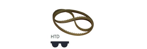 Toothed belt HTD-profile