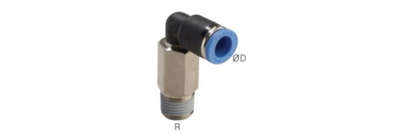 L-push in fittings, long, standard