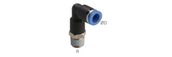 L-push in fittings, long body, standard