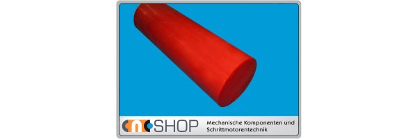 PVC Round bars red