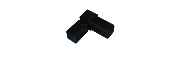 Square tube connector - right angle shaped