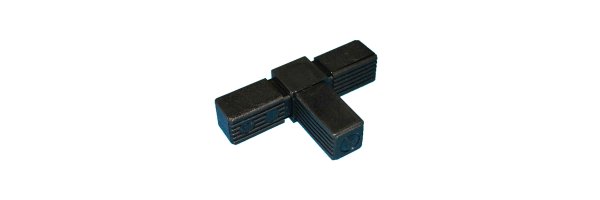 Square tube connector - T-Shape