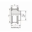 Zahnriemenrad Profil T5; 10 Zähne; Riemenbreite 10 mm