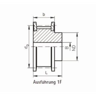 Zahnriemenrad Profil T5; 22 Z/ähne; Riemenbreite 10 mm
