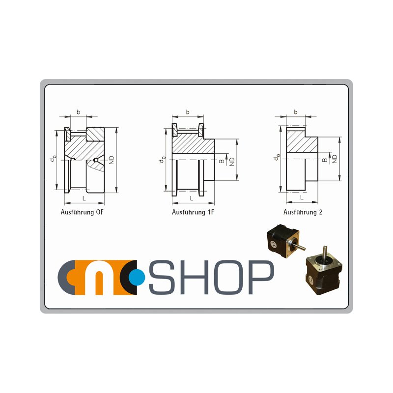 16-Zahn Synchronrad Aluminium 6mm Bohrung – Für 3D-Drucker & CNC Maschinen, 2 Stück
