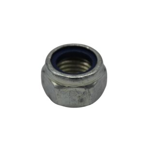 Hard lock nut, low form, steel 8, galvanised, DIN985, M3