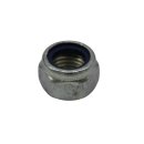 Hard lock nut, low form, steel 8, galvanised, DIN985, M5