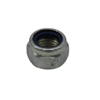 Hard lock nut, low form, steel 8, galvanised, DIN985, M12