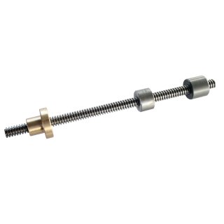 Trapezoidal Screw Left Hand  TR12x3 - 100 mm ±2mm, high precision