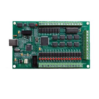 USB-Interface Platine / Breakout-Board für 4 Achsen