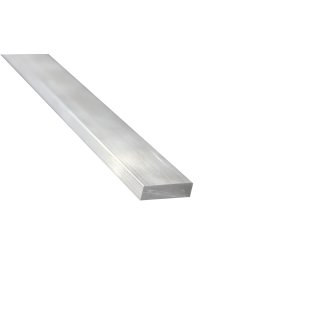 Aluminium flat bar 60 x 25 mm, 500 mm ± 5mm
