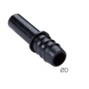 Stecknippel 10mm-8mmSchlauchtülle, IQS-Standard