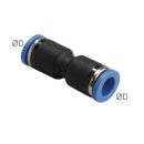 Gerader Steckanschluss 6mm-4mm, IQS-Mini