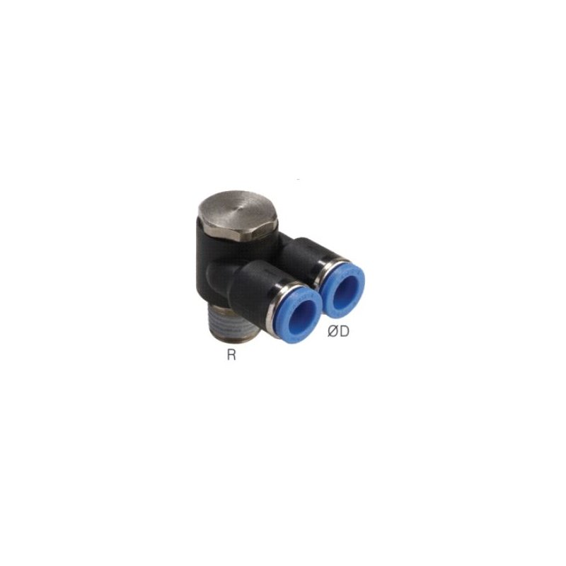 IQS Winkelsteckverschraubung zwei Kugellager Standard 10 bar │Pneumatikshop