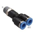 Y-Steckanschluss R 1/2"-10mm,IQS-Standard