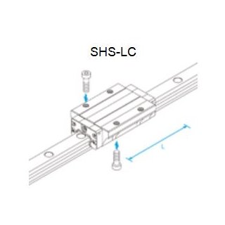 THK Führungswagen SHS15LC1SS - Stahlschlitten