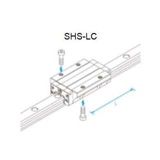 THK Führungswagen SHS20LC1SS (GK) Block - Stahlschlitten 202E20422000000
