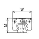 THK Führungswagen SHS25V1SS - Stahlschlitten