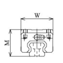 THK miniature-carriage   SHS25R1SSC1 – steel sled