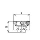 THK Führungswagen SSR15XW1SS - Stahlschlitten