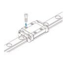 THK miniature-carriage SRS 9X GNUUC1 – steel sled