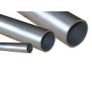 Aluminium Rundrohr, Oberfläche silberfarbig eloxiert 12 x 1,0 mm, je m ± 5mm