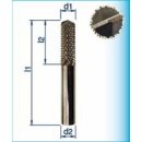 VHM-HSC-endmill diamond toothing/drill tip 135°...