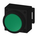 illuminated pushbutton flat green