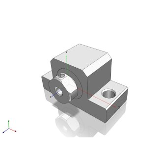 fixed bearing in close-coupled design type EK 4 – make THK