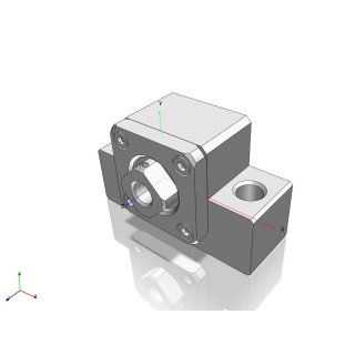 fixed bearing in close-coupled design type EK 10 – make THK