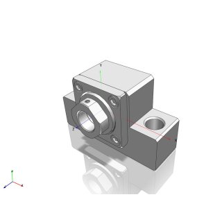 fixed bearing in close-coupled design type EK 15 – make THK