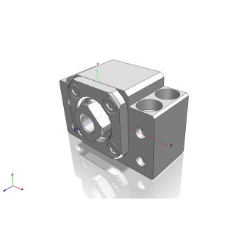 fixed bearing in close-coupled design type BK 10 – make THK