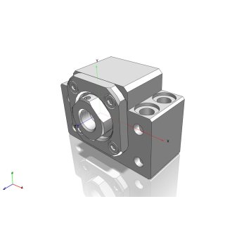 fixed bearing in close-coupled design type BK 12 – make THK