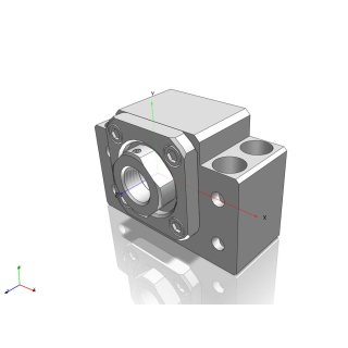 fixed bearing in close-coupled design type BK 15 – make THK