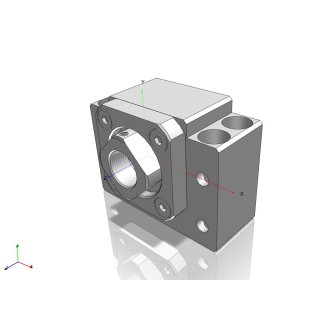 fixed bearing in close-coupled design type BK 25 – make THK