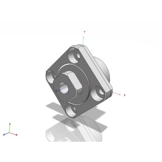 fixed bearing unit in flange design type FK 5 – make THK