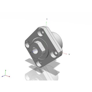 fixed bearing unit in flange design type FK 6 – make THK