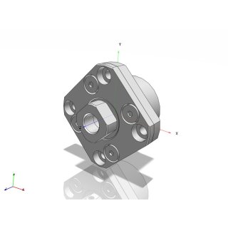 fixed bearing unit in flange design type FK 10 – make THK