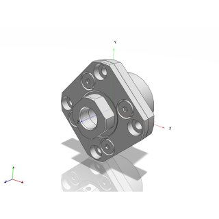 fixed bearing unit in flange design type FK 12 – make THK