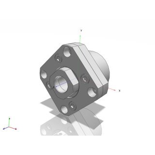 fixed bearing unit in flange design type FK 20 – make THK