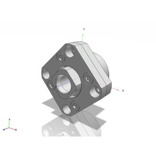 fixed bearing unit in flange design type FK 30 – make THK