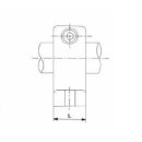 Shaft Supports T Type 12 mm