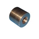 Trapezoidal nut 20x04 left hand thread RG7 straight, red bronze