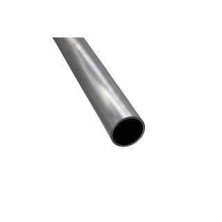 Aluminium round tube, outside diameter 8 mm, wall thickness  1,5 mm, alu tube, pin-point precision cutting