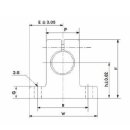 Shaft Supports T Type 10 mm