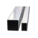 Aluminium Formrohr 20 x 20 x 2 R2 mm, je m ± 5mm, Alu Rohr quadratisch