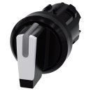 Knebelschalter, I-O, schwarz, weiss