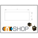 Aluminium Flachmaterial  50 x  5 Alu Flachstange 500 mm ± 5mm