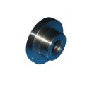 Trapezoidal nut 20 x 4 right hand thread machining steel straight flanged