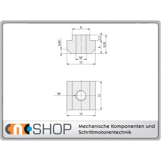 Anschlagsschiene L 175mm